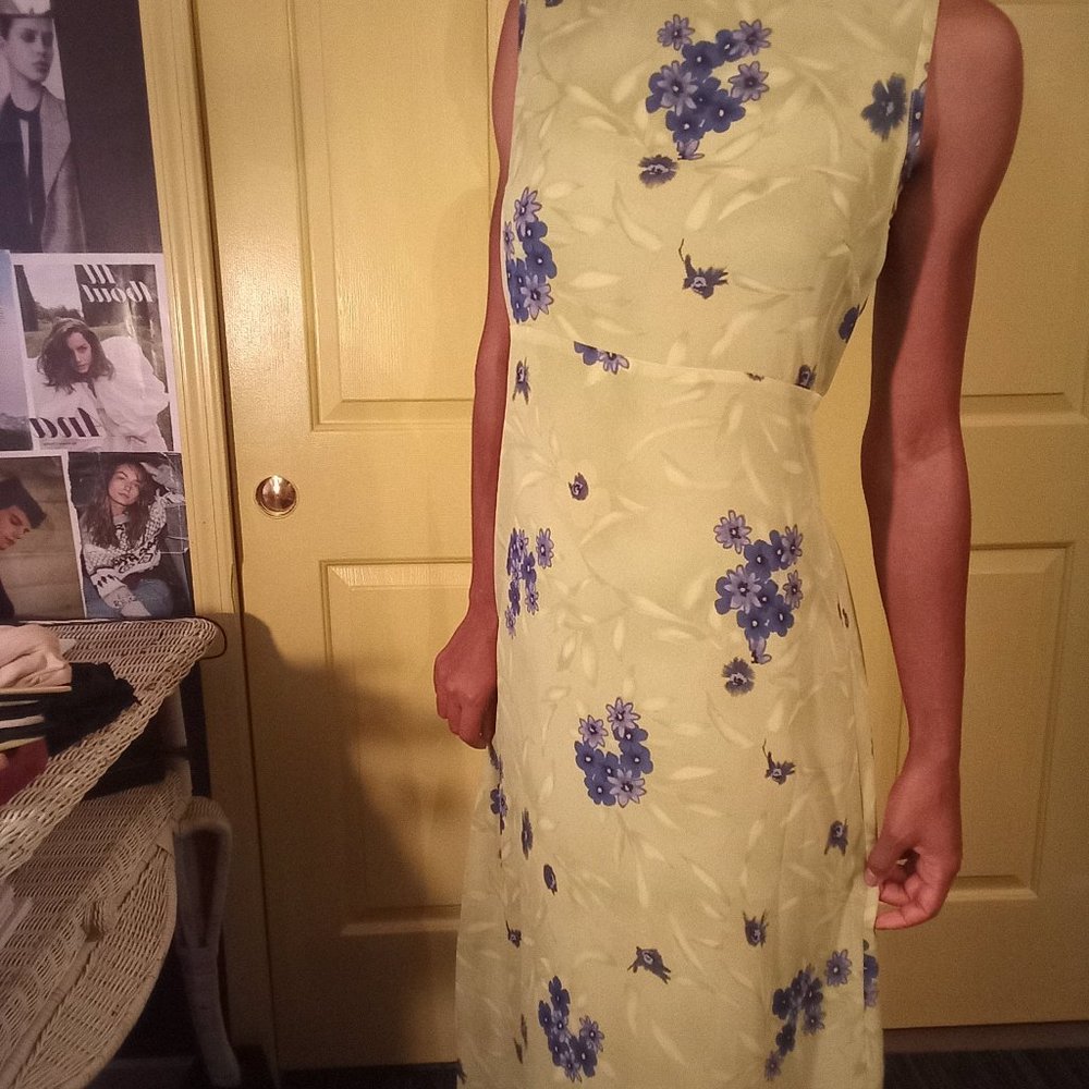 Beautiful green sleeveless dress made by NY and Co.